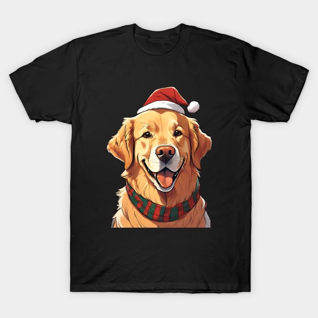 Christmas Dog T-Shirt by Catchy Phase